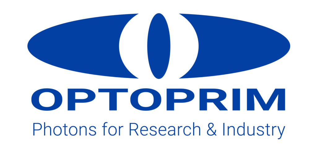 OPTOPRIM logo Pantone 293C