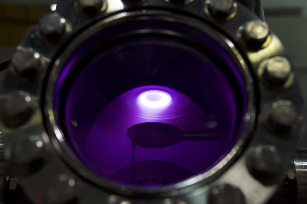 PlasmaGeneratedInVacuumChamber